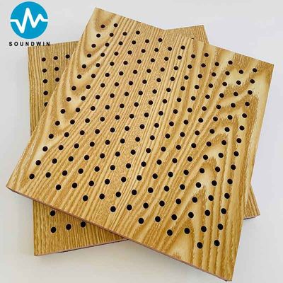 12 15 18mm 두께 페포레이트 Mdf 오디토리움용 음향 패널