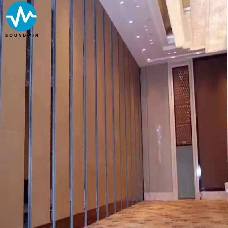 소음 격리 접는 벽 및 슬라이딩 벽 호텔 잔치 홀을 위한 작동 가능한 문